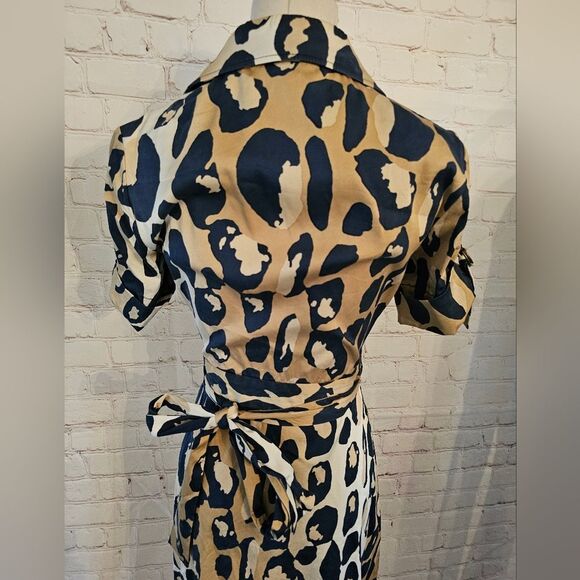 Diane Von Furstenberg DVF Vintage Samara Animal Print Wrap Dress | Size 2 | EUC - Picture 6 of 10